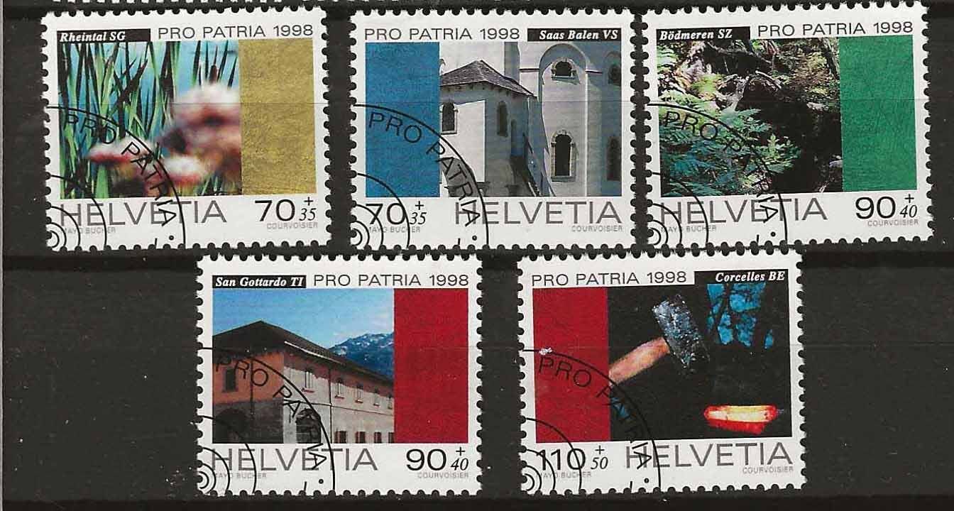 Tutti i francobolli: PP098 - Pro Patria 1998 1ER JOUR – Usato da Trélex venduto da Phil_Albert