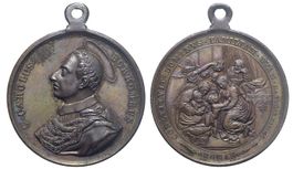 Rom, Pius IX., Medaille o.J (1875) San Carlo Borromeo