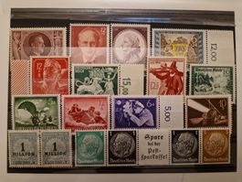 Deutsches Reich Briefmarken POSTFRISCH