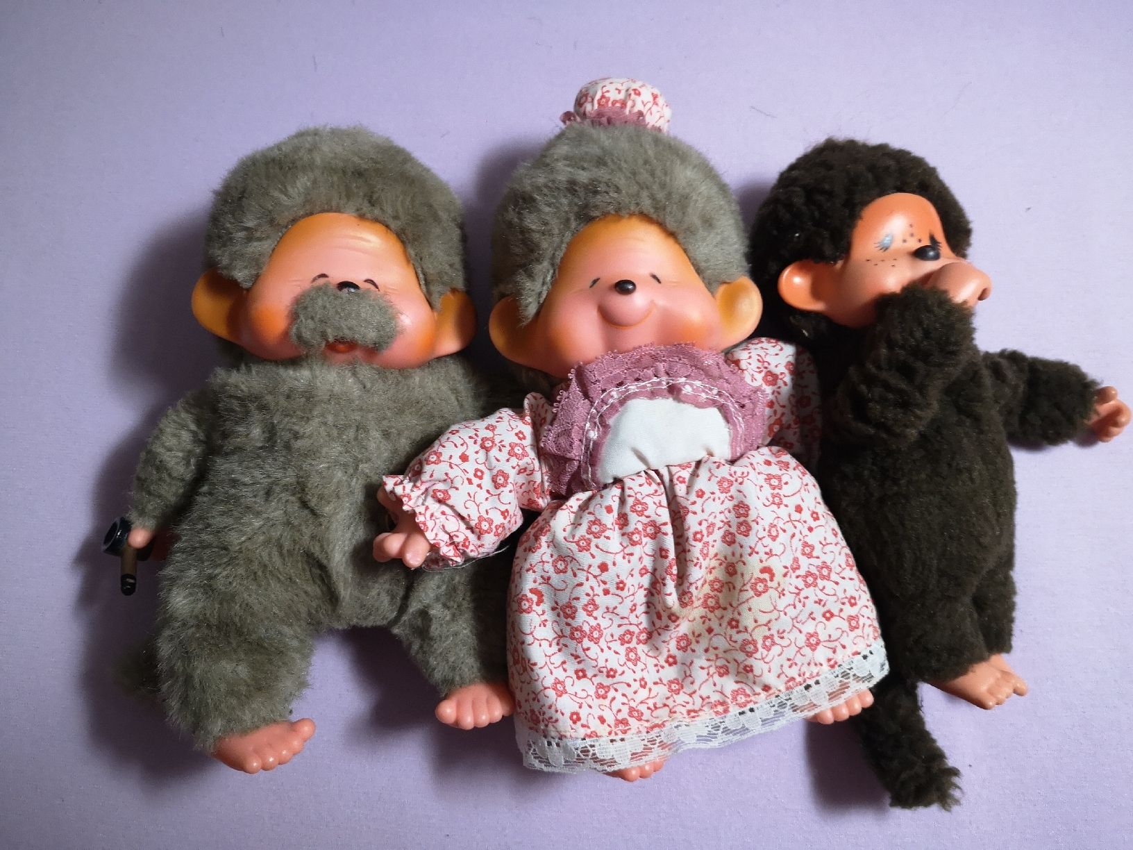 Monchhichi Giocattoli: 3 X MONCHICHI – Usato da MUEHLEBERG venduto da Cocolinette