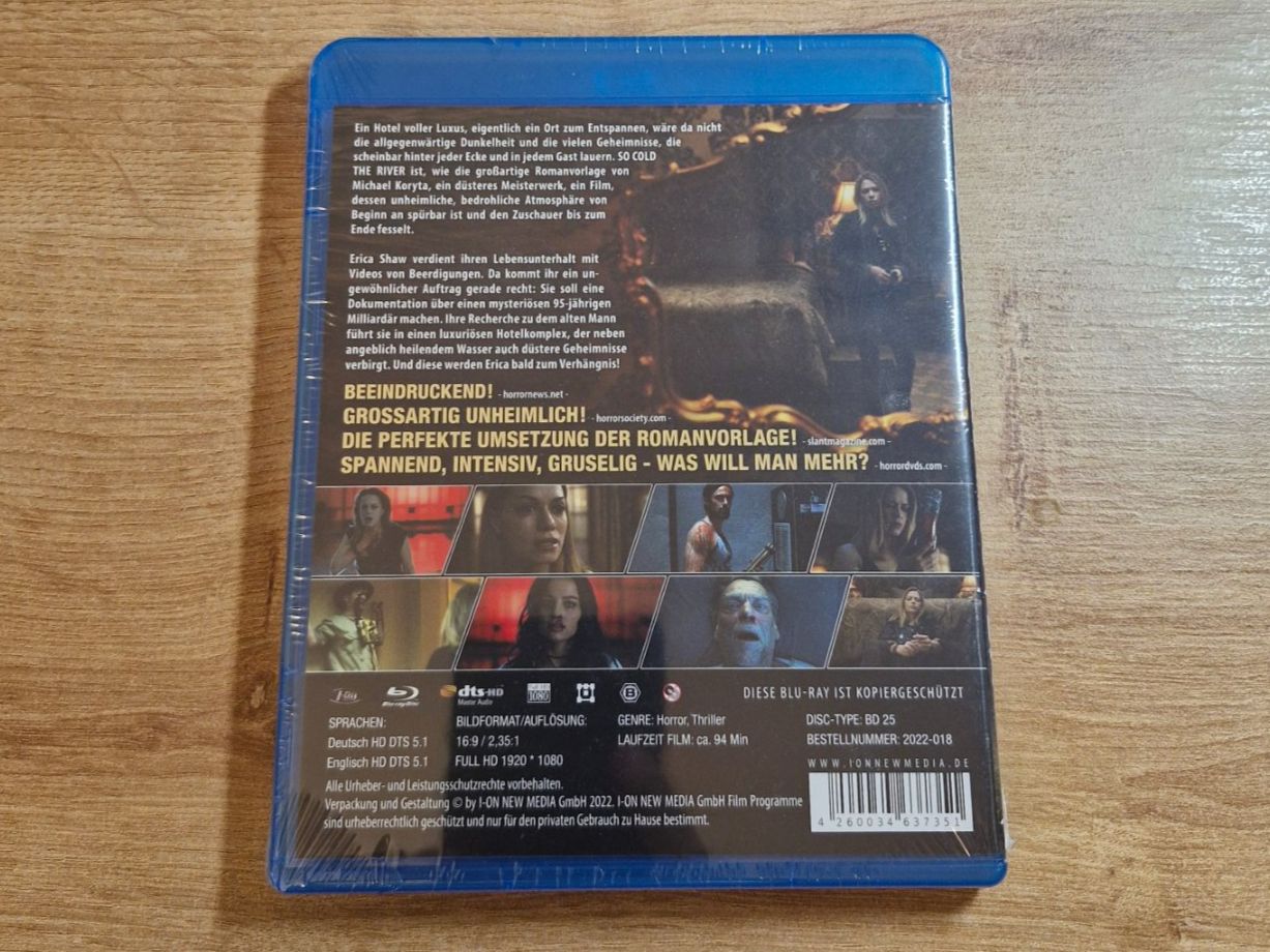 Tutti i DVDs: So Cold the River (2022) NEU OVP Bluray – Nuovo e nell'imballaggio originale da Pfungen venduto da Whitie 1