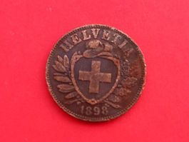 2 Rappen 1898, Schweiz