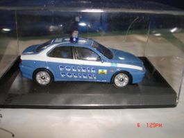 Unikat Alfa Romeo 156 1997 Polizia Bilingue Logo 2 sprachig