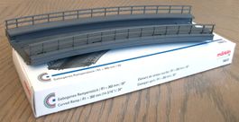 C-Gleis-Rampe gebogen R1, 74613; Neu & OVP, ab 1 Stück