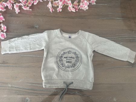 Sweatshirt Petit Bateau grau Grösse 102cm Zustand gut🛥️
