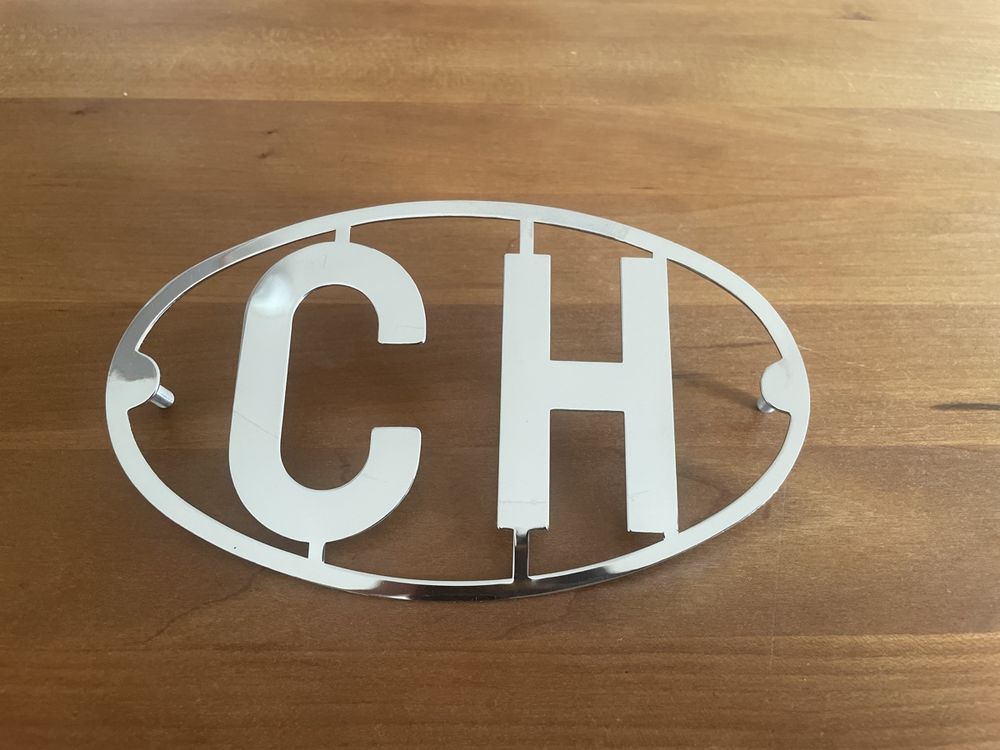Insegne: CH Plakette Schild Schweiz, Oldtimer, NOS – Nuovo (secondo la descrizione) da Dällikon venduto da Marcofloro