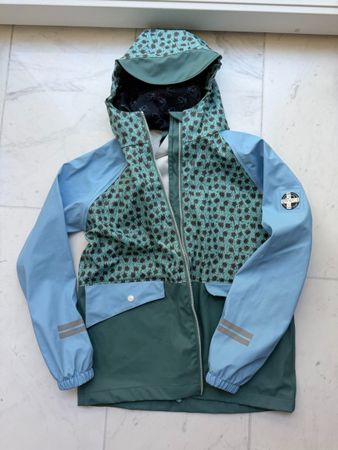 Regenjacke Rukka mehrfarbig Grösse 152 sehr guter Zustand
