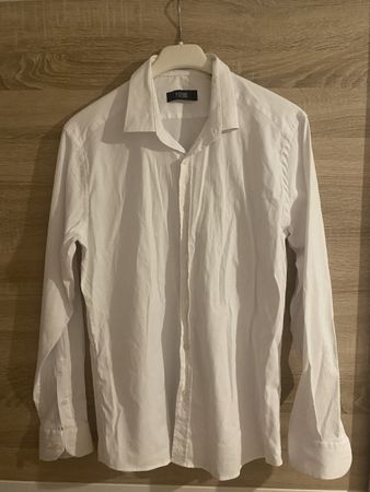 Piserro Hemd weiss Grösse L