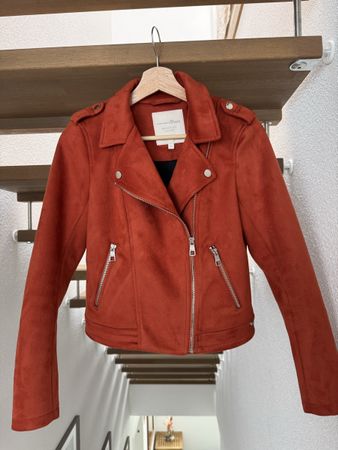 Tom Tailor Wildkunstlederjacke, Gr. XS, neuwertig
