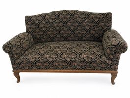 Antikes Sofa, Zweisitzer mit speziellem Design, Vintage