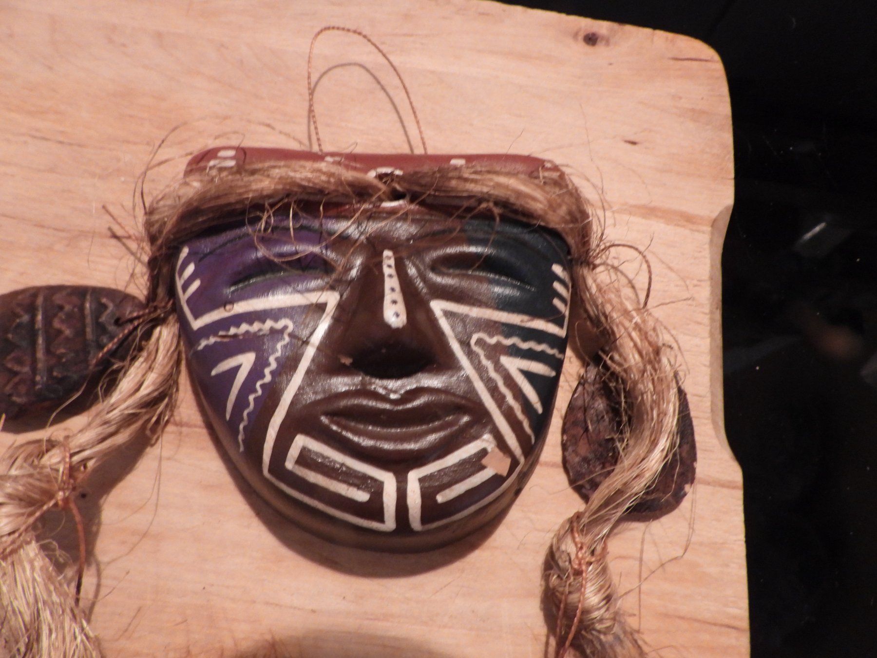 Maschere: Masque en bois péruvien Deco – Usato da Tavannes venduto da jimananas 4