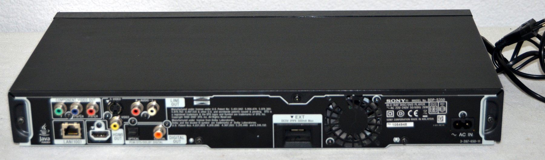 Sony Lettore multimediale & Streamer: Sony Blu-ray Player BDP-S350 – Usato da Collonges venduto da arashee 2