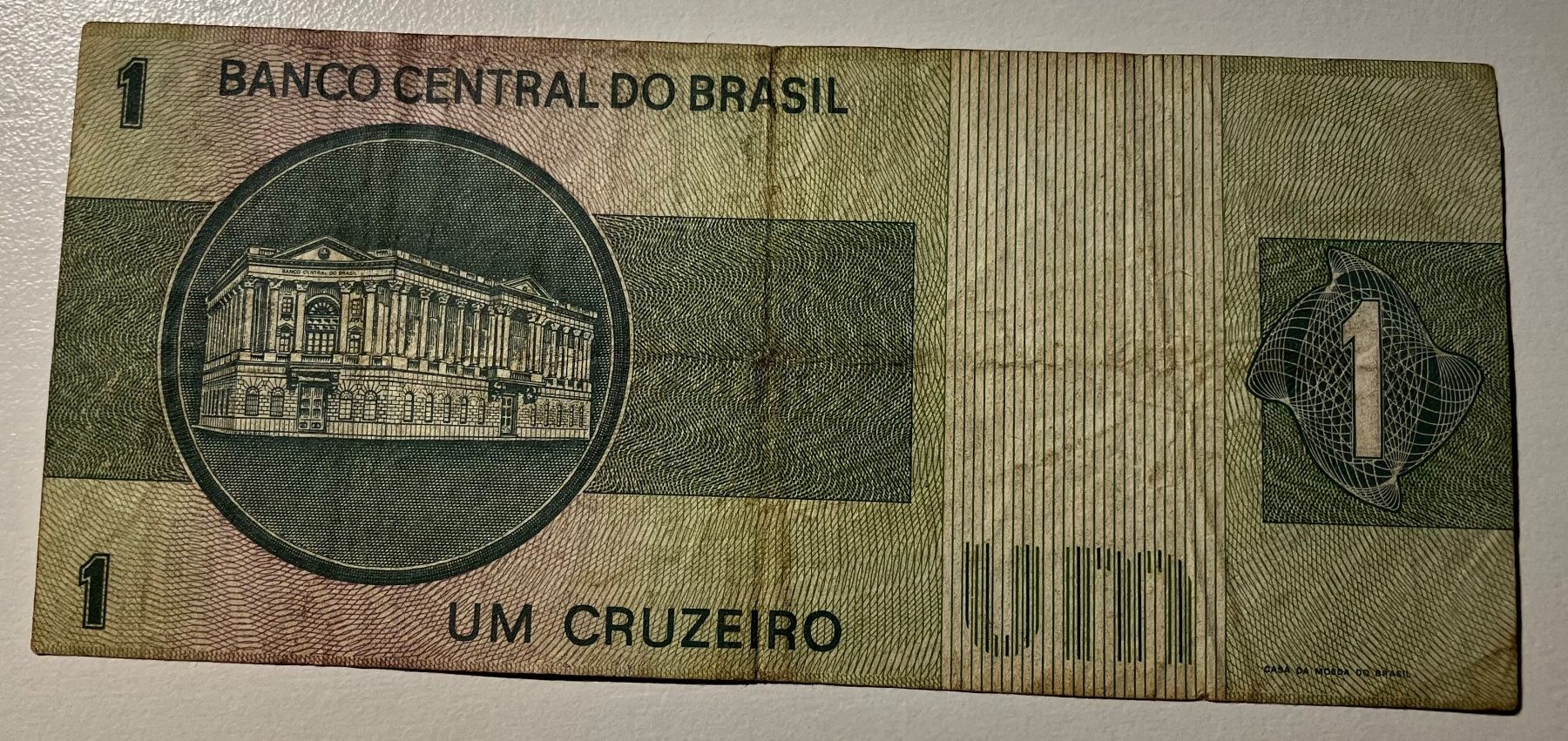 Banconote: Brasilien 1 Cruzeiro – Usato da Algetshausen venduto da Carrhard 1