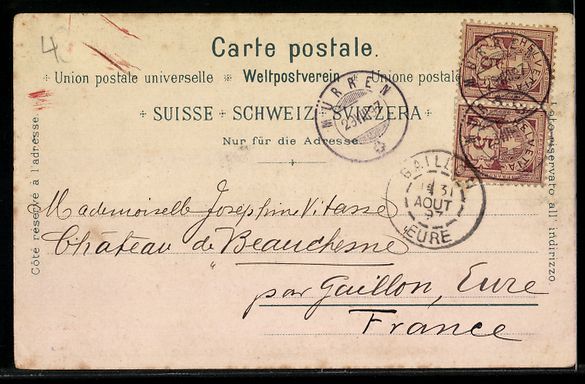 Ansichtskarten: Litho Staubbach /Lauterbrunnenthal, Blic – Gebraucht aus Berlin von bartko-reher 1