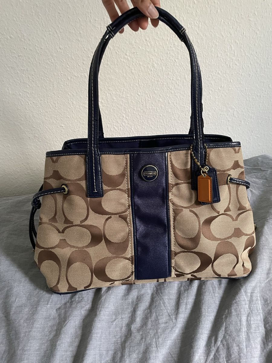 Coach Borse da donna: Vintage Coach Tasche navy/khaki monogram Y2K – Usato da Steinhausen venduto da mel_8hrx 2
