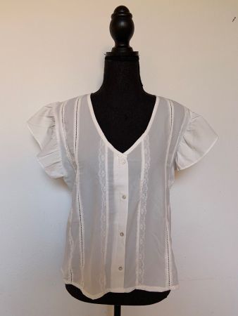 Bohobluse mit Flügelärmel