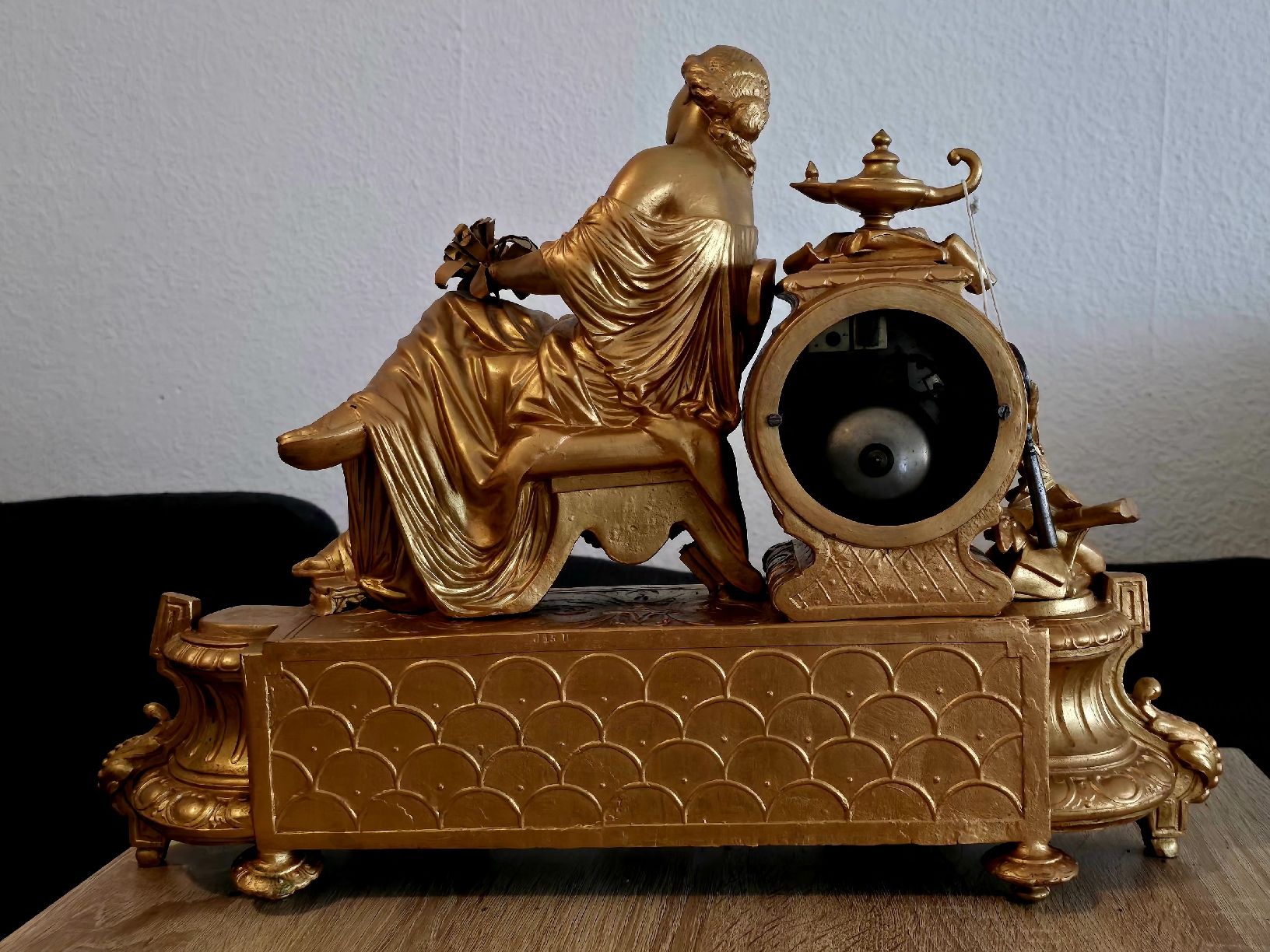 Orologi da terra & Orologi da parete: Pendule ancienne de cheminée, bronze doré, à saisir rare – Usato da Grand-Lancy venduto da Montre-Swiss 1