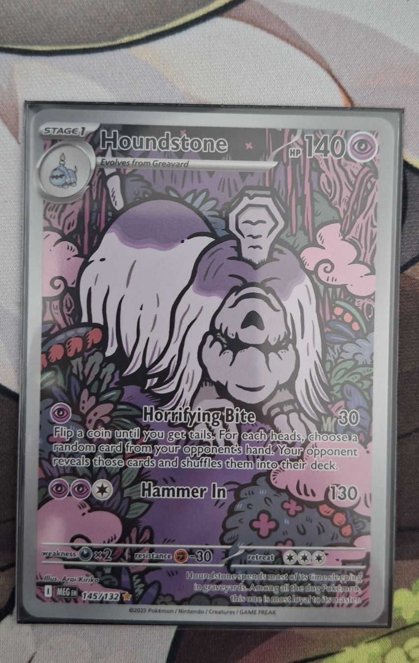 Pokémon Carte collezionabili: Friedwuff (MEG 145) Mega-Entwicklung - Houndstone EN – Usato da Naters venduto da poketrade11