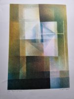SVEN KNEBEL LITHOGRAPHIE SIGNIERT KÜNSTLERPROBE