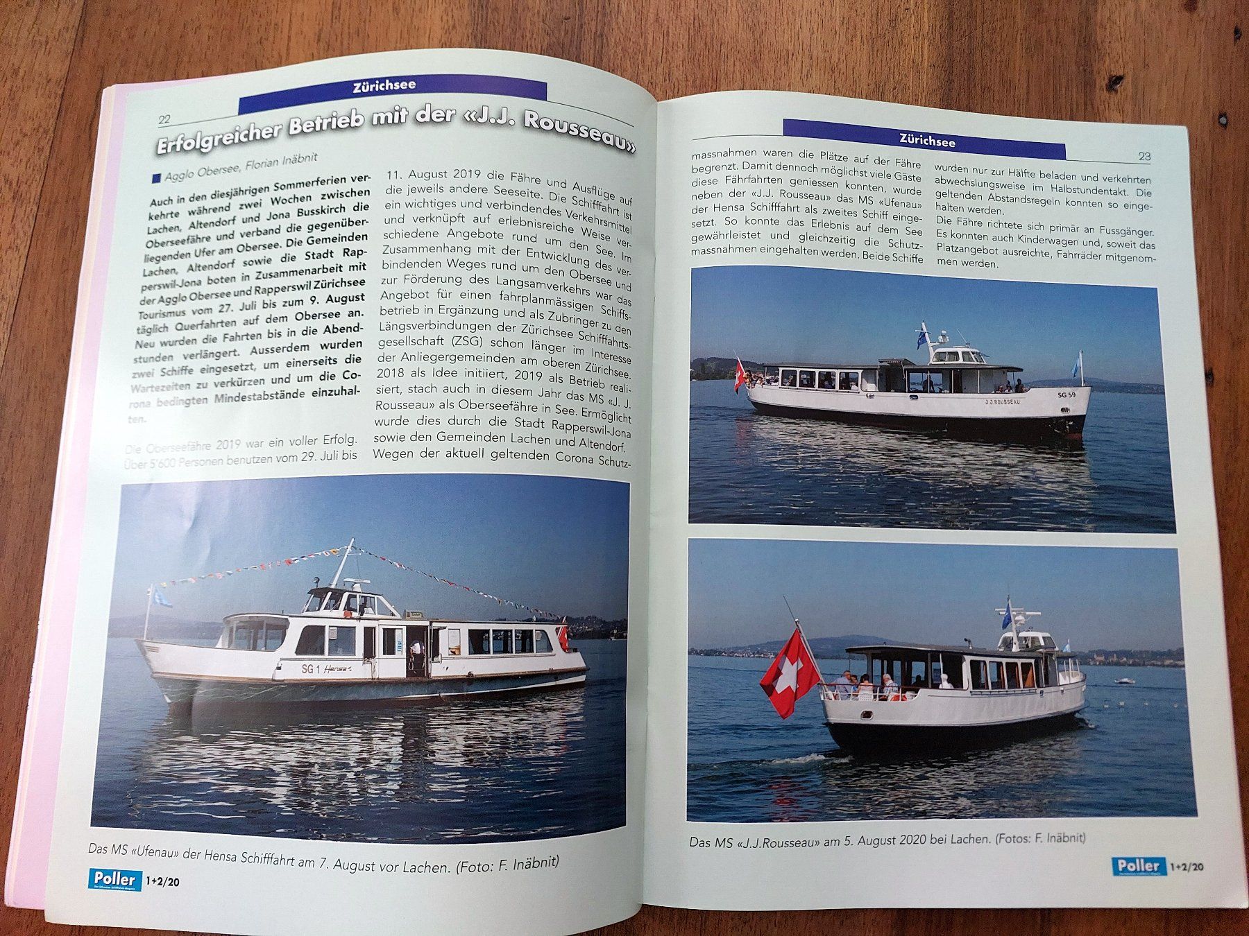 Riviste & Magazine: Poller Schiff-Magazin 1+2/2020 - Prellbock – Usato da Schönenwerd venduto da Steidi 7