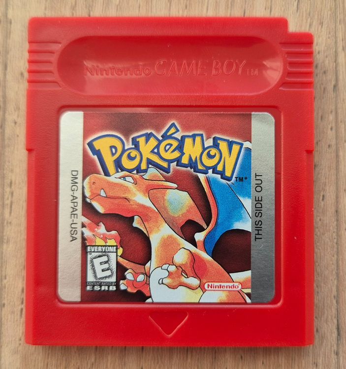 Pokemon Rot - Nintendo Game Boy - Englische Version (Gebraucht) in ...