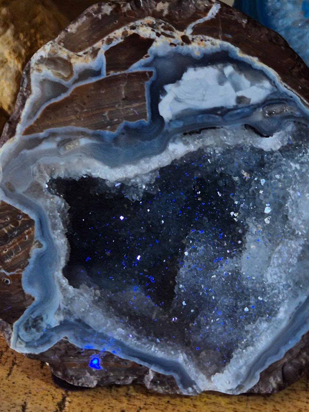 Minerali & Pietre curative: Blauer Dugway Achat – Nuovo (secondo la descrizione) da Rünenberg venduto da Ainhoa13 1