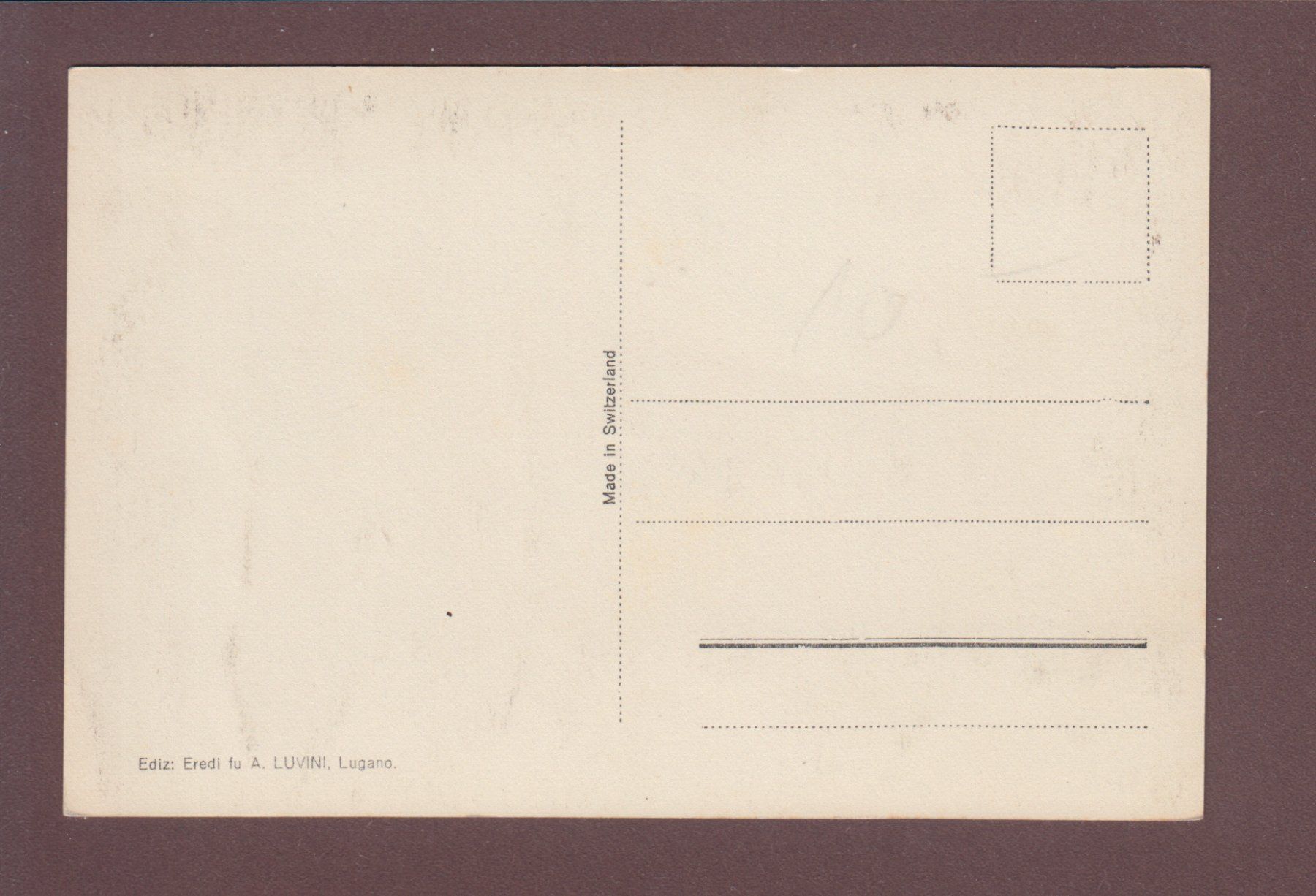 Cartoline postali: LUGANO - Panorama – Usato da Pully venduto da nicecards 1