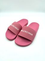BALENCIAGA Pool Flip flop Mules Slides Pink – 37 EU — NEW 💗