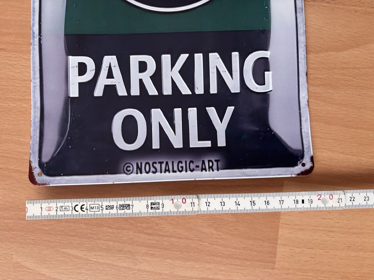 Tutte le decorazioni: Blechschild Skoda Auto Parking Only Retro neu – Usato da Embrach venduto da BGLD7210 1