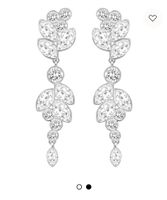 Ohrhänger Swarovski Diapason Kristall silberfarben neuwertig