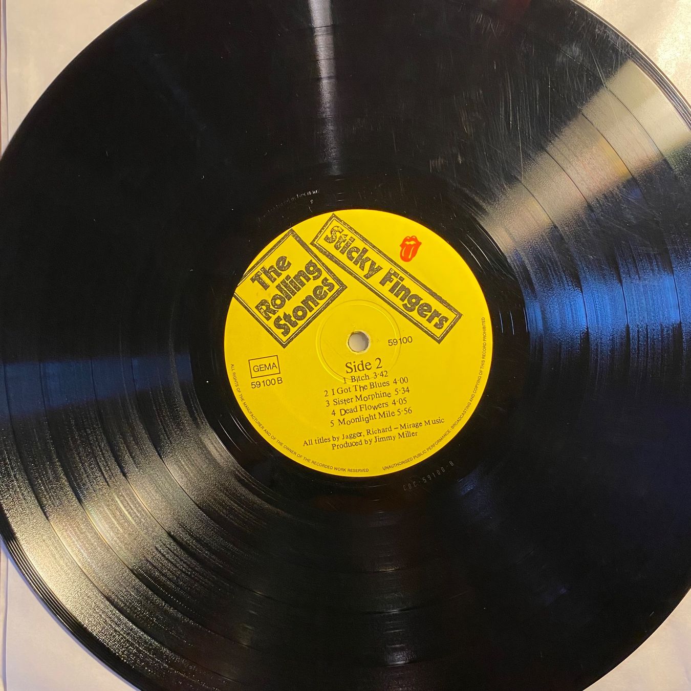 Schallplatten: ROLLING STONES...sticky fingers...LP 33T – Gebraucht aus Gals von  4