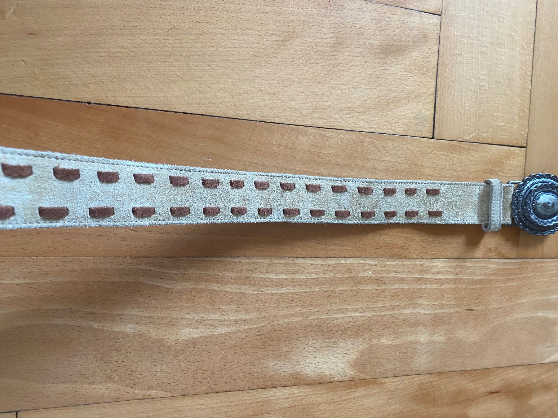 Cinture: Ceinture Boho cuir beige – Usato da Küssnacht am Rigi venduto da FFKA 1