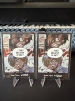 One Piece Karte - Foil Don!! 2x Sanji&Luffy