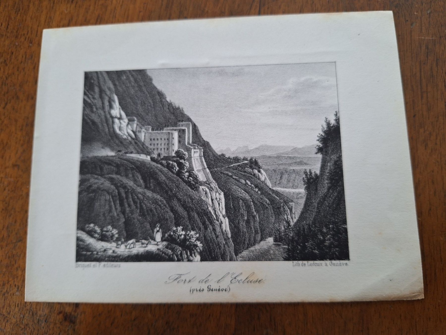 Stiche: FORT DE L'ECLUSE. GENEVE – Gebraucht aus Bevaix von bohrap