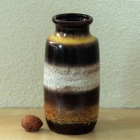Vase vintage en céramique, Scheurich 213, Allemagne, 1970s