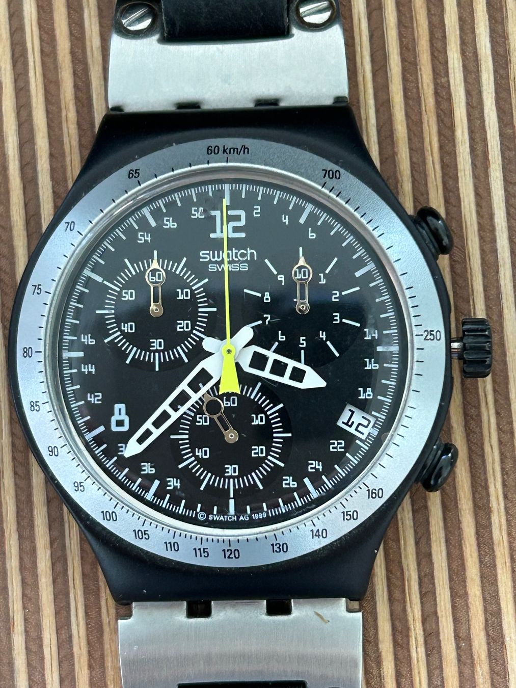 Swatch Orologi: Swatch Eishockey WM in der Schweiz 2009 – Usato da Burgdorf venduto da Outdoor5