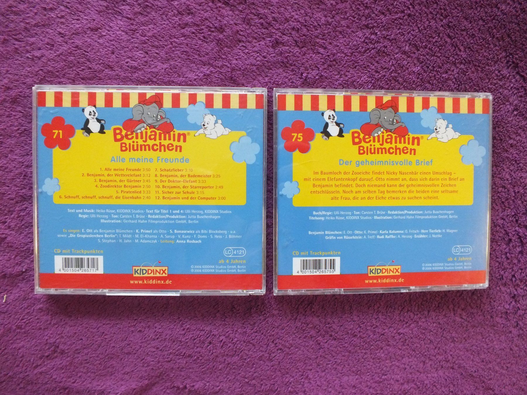 CDs: 6 - Benjamin Blümchen - Hörspiel - CD´s – Gebraucht aus Müllheim Dorf von Seeeule01 6