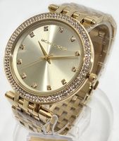 Neue Michael Kors MK3216 Darci Damen Uhr Gelbgold