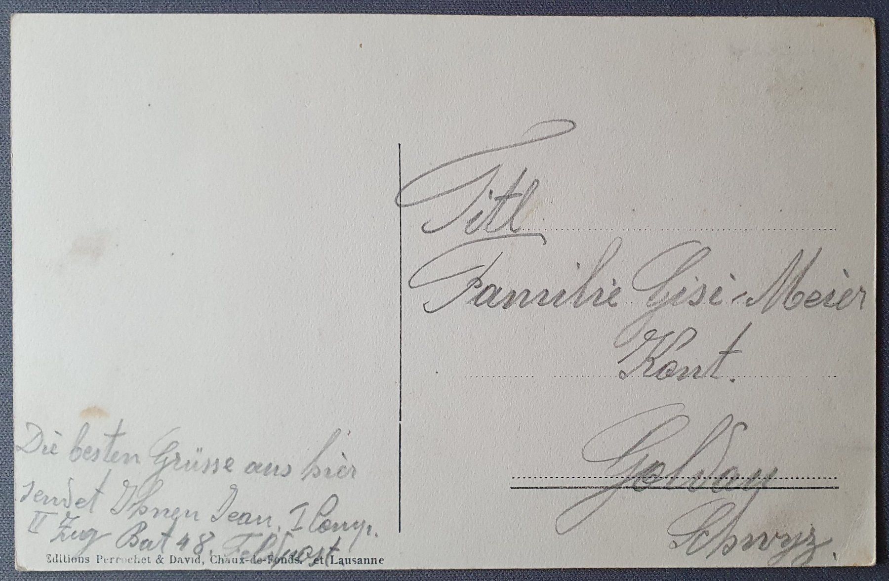 Cartoline postali: Montfaucon – Usato da Kreuzlingen venduto da Rschweiz1 1
