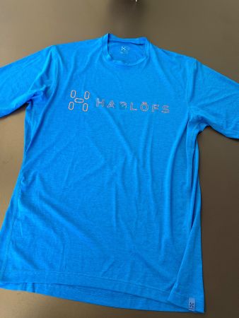 H HAGLÖFS FUNKTIONS-/T-SHIRT GR.M MEN blau /Sport/Wandern