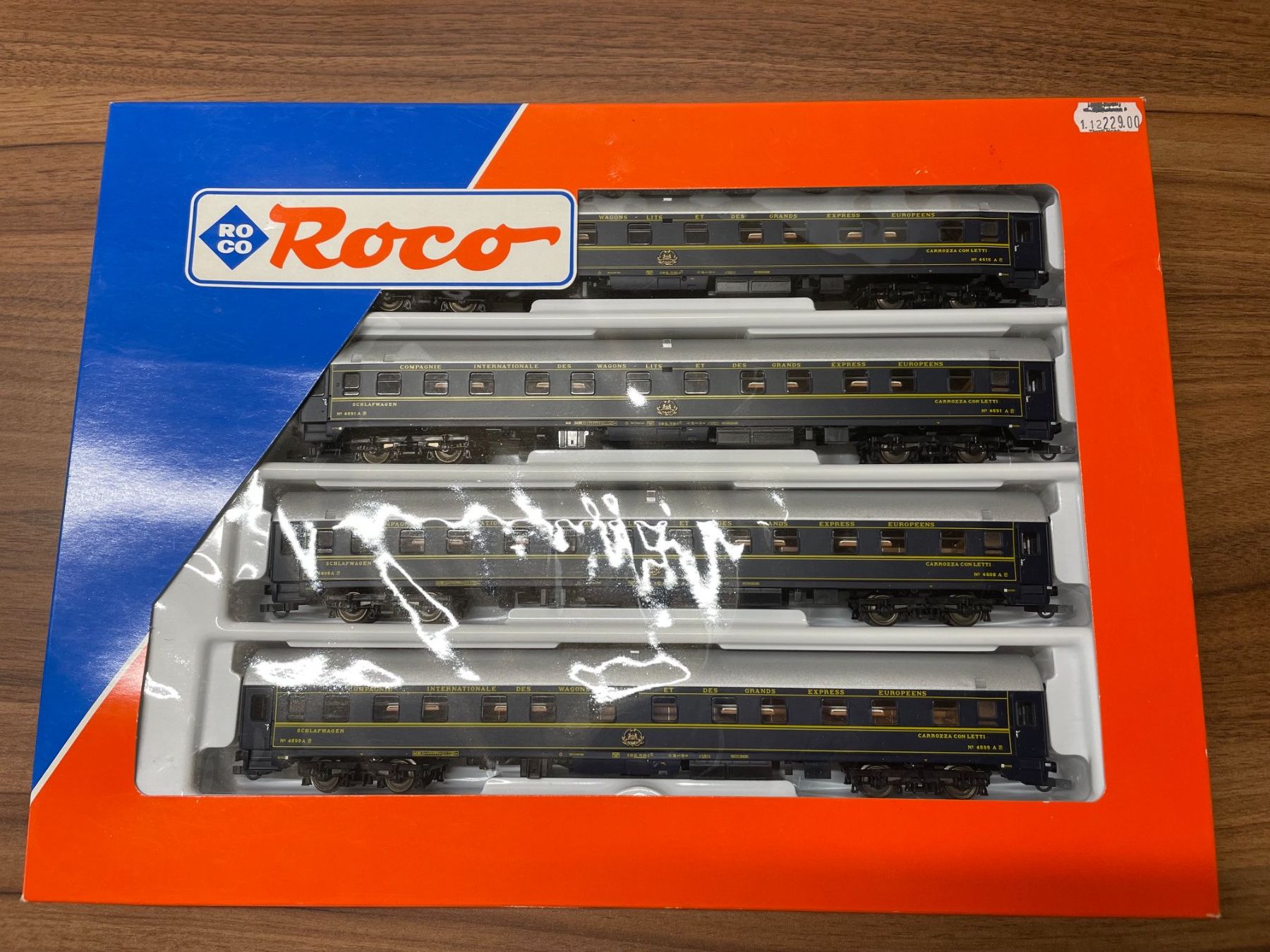 Roco Modellini di ferrovie: Roco CIWL Schlafwagenset in DC – Usato da Villmergen venduto da Mfritz