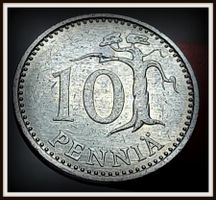 FINNLAND 10 PENNIÄ 1987