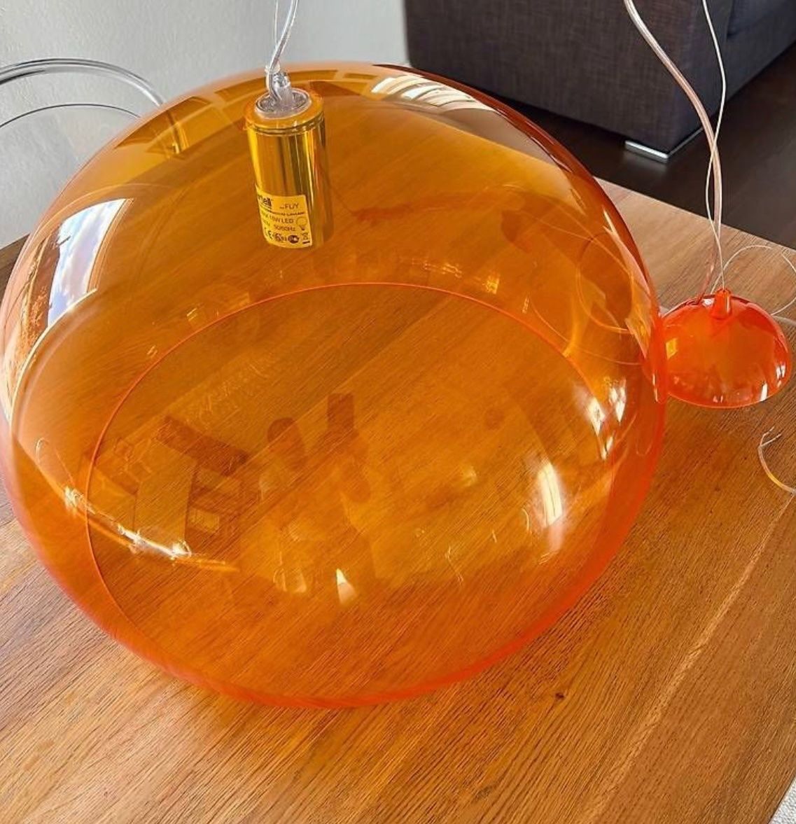 Kartell Lampadari & plafoniere: Kartell FLY Pendelleuchte  Orange – Usato da Uster venduto da alv_6dr5 2