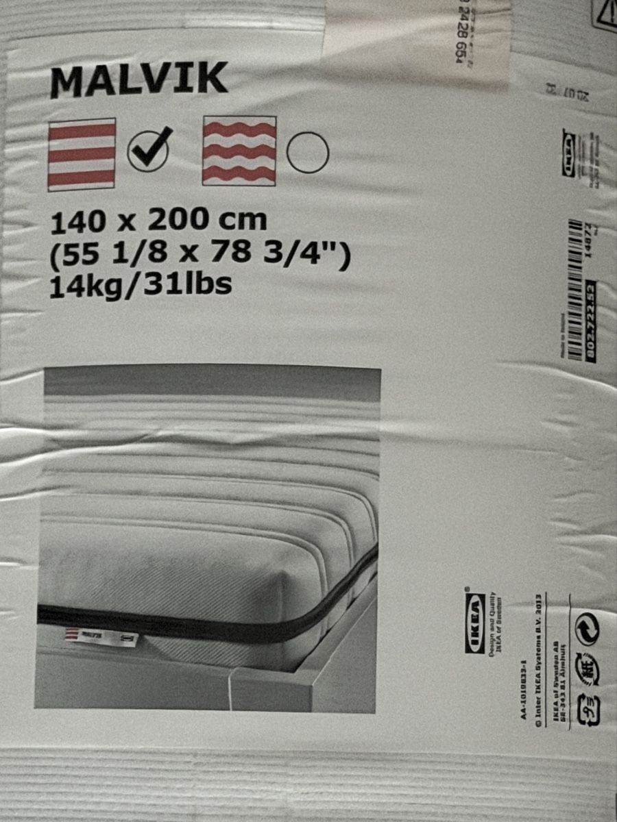 Ikea Materassi: Matratze MALVIK 140x200cm ungeöffnet – Nuovo e nell'imballaggio originale da Ilanz venduto da itz.me.samy 1