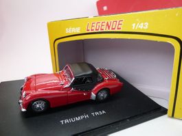 Triumph TR3A Cabrio - altes Modell von Jouef in OVP