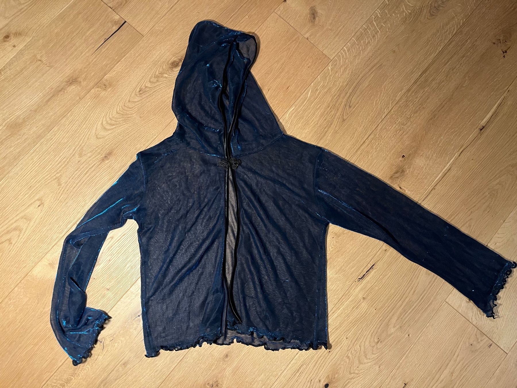 Bolero: Glitzerjäckchen / Kapuzenpulli blau transparent Lettuce Hem – Usato da Gümligen venduto da blackberrys 4
