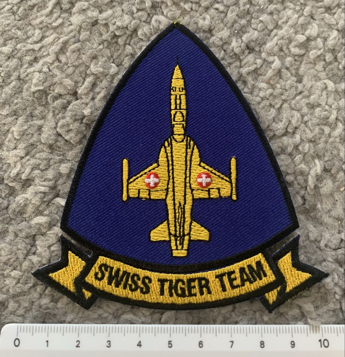 Schweizer Armee Placchette & Badge: Badge Swiss Tiger Team der Luftwaffe  – Nuovo (secondo la descrizione) da Esslingen venduto da Gargamel011