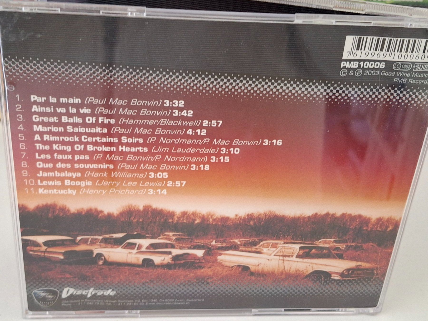 CD: CD Paul Mac Bonvin - Ainsi va la vie . – Usato da Aarberg venduto da Jackup1 1