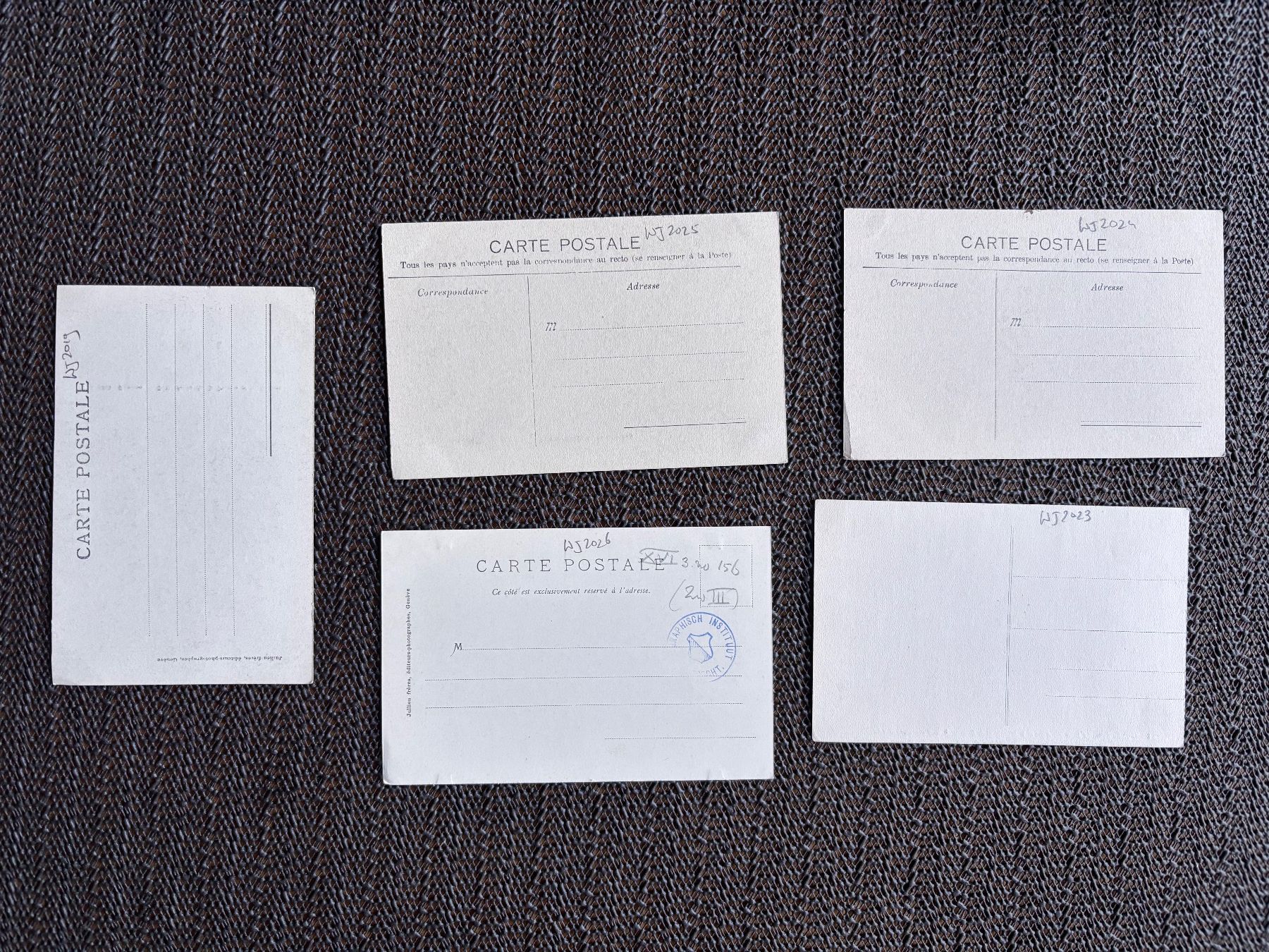Cartoline postali: 5 anciennes cartes postale Genève – Usato da Châtel-St-Denis venduto da Vaillant1 4