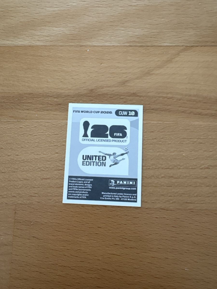 Panini Sammelbilder & Trading cards: Panini FIFA World Cup 2026  CUW 10  – Neu (gemäss Beschreibung) aus Niederrohrdorf von 92Fischli 1